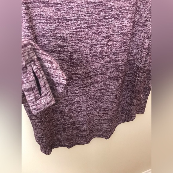 ATHLETA ‘Pose’ Womens Modal Crew Neck Long Sleeve Marled Tunic Soft Top Size M - Picture 8 of 13